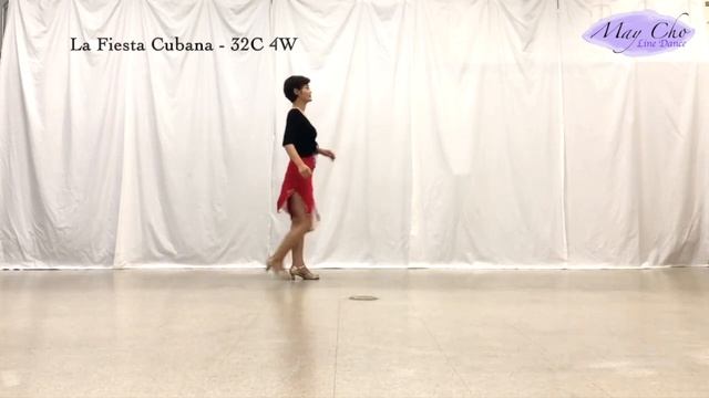 La Fiesta Cubana Line Dance (Improver) Demo Dance by May Cho смотреть онлайн