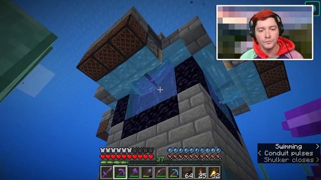 How To Get UNLIMIITED TRIDENTS in Minecraft with a Trident Farm! - How to Minecraft #44 смотреть онлайн