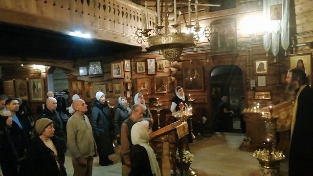 Проповедь на Всенощном бдении в канун Недели 27-й по Пятидесятнице, святых Праотец. 28.12.2024 г. смотреть онлайн