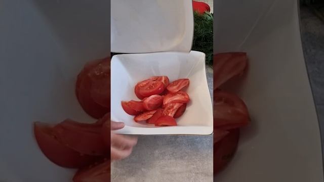 Лёгкий салат #готовка #рецепт #вкусно #еда смотреть онлайн