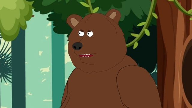 Смешной анекдот про зверей, как заяц права качал перед медведем. Мультанекдот смотреть онлайн