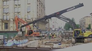 Экскаватор Volvo EC360B LC с телескопической рукоятью