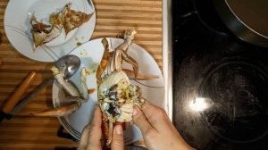 как готовить голубого краб 🦀 краба # wie man blaue Krabben kocht 🦀 #how to cook blue crabs 🦀  #