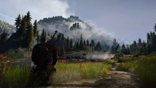 Witcher 3 Kaer Morhen - Медитируй с Геральтом