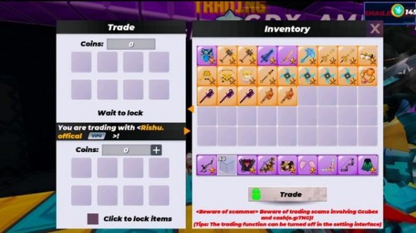 How to get rich trade system in skyblock blockman go