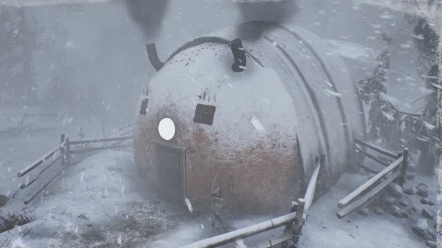 СНЕЖНАЯ буря в горной деревне из-за 5 -часового сна. Завывающий ветер и метель. Нарушения сна смотреть онлайн