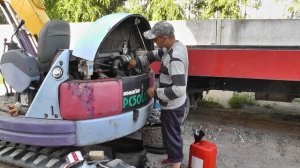 Техническое обслуживание (ТО) экскаватора и КамАЗа.