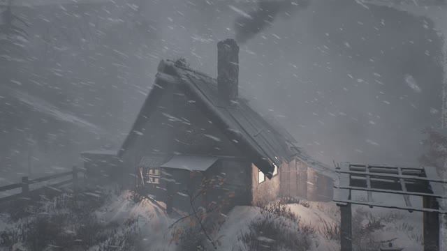 Звуки ЛЕДЕНЯЩЕГО ВЕТРА и свирепой вьюги убаюкивают. Холодная атмосфера. Воющий ветер и метель. смотреть онлайн