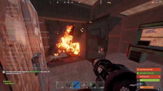 Rust - Solo Online Raid?! - MillerAza vs kebab clan смотреть онлайн