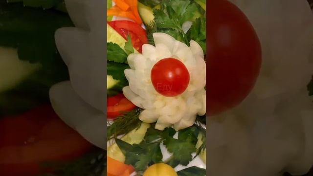 Овощная нарезка на праздничный стол. Овощная нарезка оформление в домашних условиях. смотреть онлайн