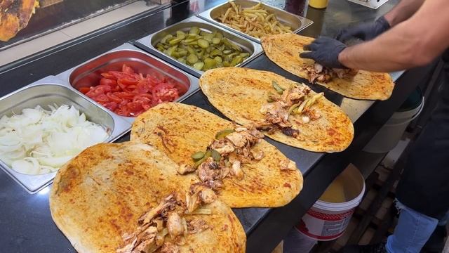 Doner Kebab With Sauce - So Delicious Turkish Street Food