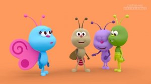 Дружный круг и другие песни о насекомых 🐞 Песни для детей🌈 Любимые насекомые - Bichikids
