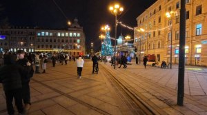 Вечерняя прогулка по Васильевскому острову. Декабрь 2024.