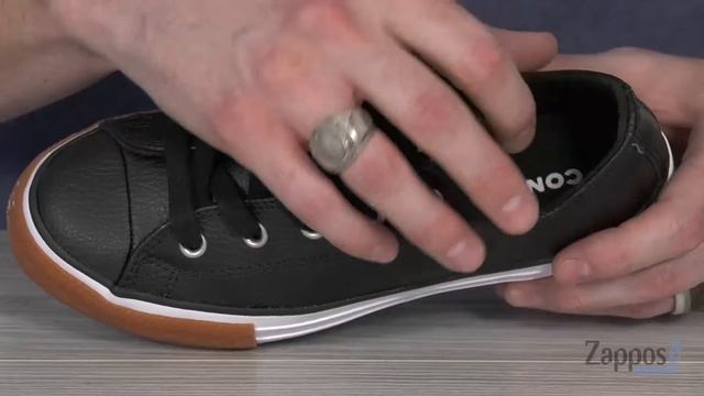 Converse Kids Chuck Taylor® All Star® Leather - OX (Little Kid/Big Kid) SKU: 9066001 смотреть онлайн