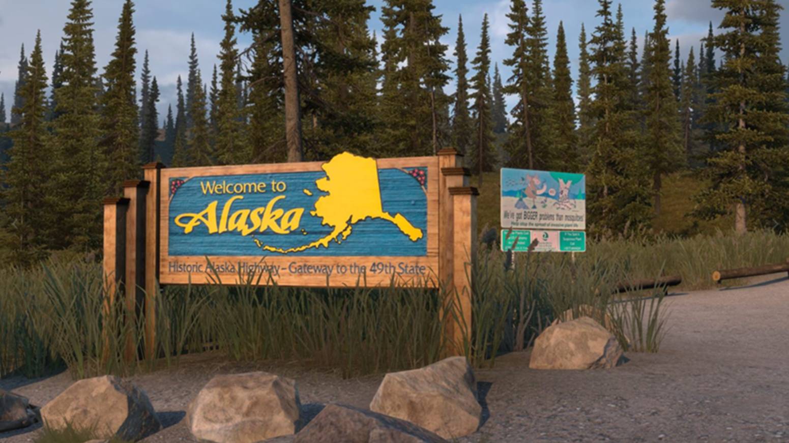 American Truck Simulator. Обновленная Аляска. Весь маршрут смотреть онлайн