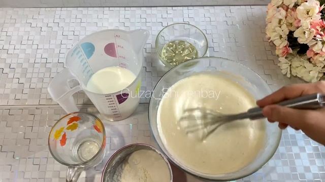 Блинчик жасау.Өте дәмді құймақ дайындаймыз(рецепт очень вкусного блинчика). смотреть онлайн