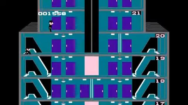 Elevator Action (gameplay) [NES] смотреть онлайн