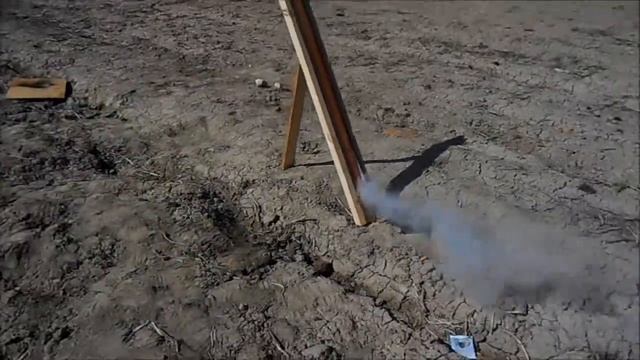 Запуск №2 прототипа ракеты на карамельном топливе