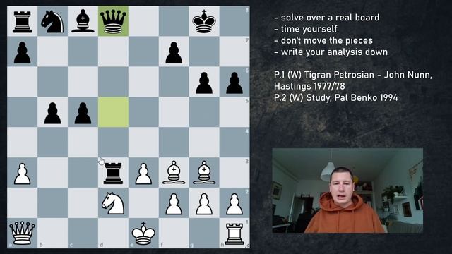 Learn chess strategy from Petrosian · Daily Chess Test #23 смотреть онлайн