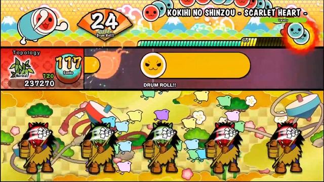 Taiko no Tatsujin Switch: KOKIHI NO SHINZOU - SCARLET HEART - [Normal, FC] смотреть онлайн