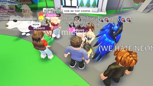 THESE NEON HATERS WANTED NEONS *BANNED* IN ADOPT ME! (Roblox Adopt Me) смотреть онлайн