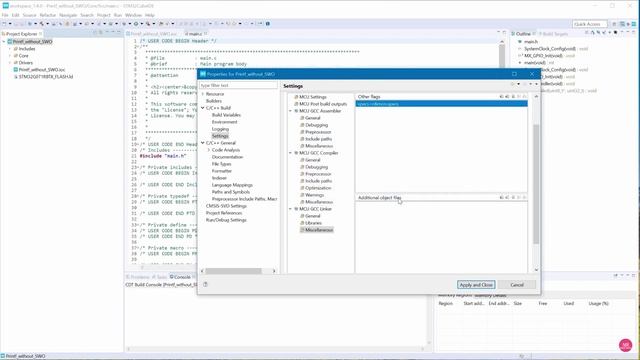 STM32CubeIDE - Вывод printf без наличия SWO смотреть онлайн