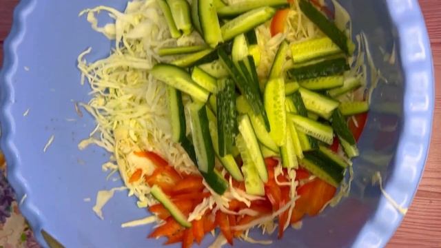 5 минутта жасалатын дәмді салат😍😋Ифтарменю.Ауызашарға салат смотреть онлайн