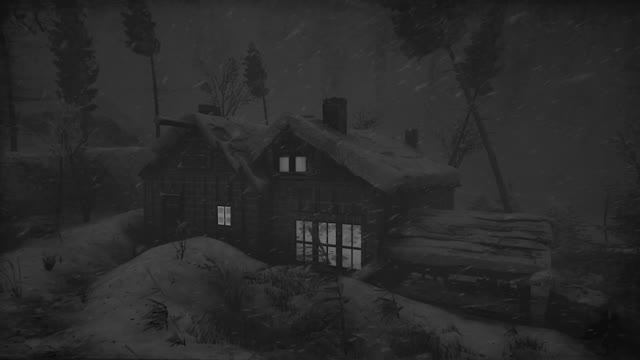 Звуки снежной бури 2025. Расслабляющие звуки зимнего ветра и снега. Черный экран | Dark screen смотреть онлайн