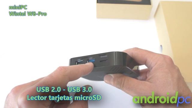 Unboxing MiniPC Fanless Wintel W8 Pro