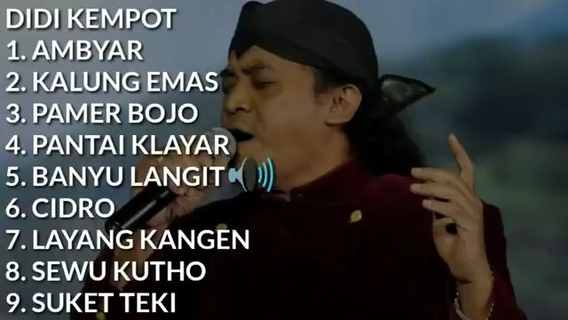 DIDI KEMPOT AMBYAR, KUMPULAN LAGU DIDI KEMPOT смотреть онлайн