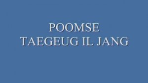 1 Пхумсэ. Tageug Il Jang.