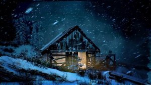 Звуки снежной бури на черном экране | Звуки снежной бури для сна. 5 часов прохладной атмосферы.