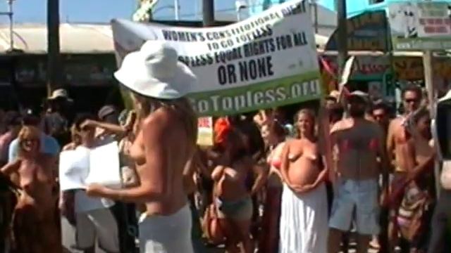 National Go Topless Day 2011 Lara Terstenjak Speaks for Topless Equality смотреть онлайн