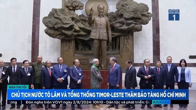 Chủ tịch nước Tô Lâm cùng Tổng thống Timor-Leste thăm Bảo tàng Hồ Chí Minh | VTC Now смотреть онлайн