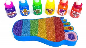 Разноцветные слаймы. Звуки АСМР для детей. Игрушки развивающие. Мультики звуки. Фокусы