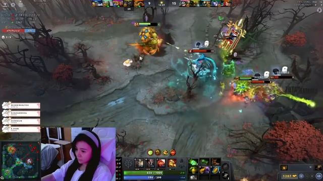 Pro Asian Girl Carry Team - Dota 2 (Orge Magi) #1 смотреть онлайн