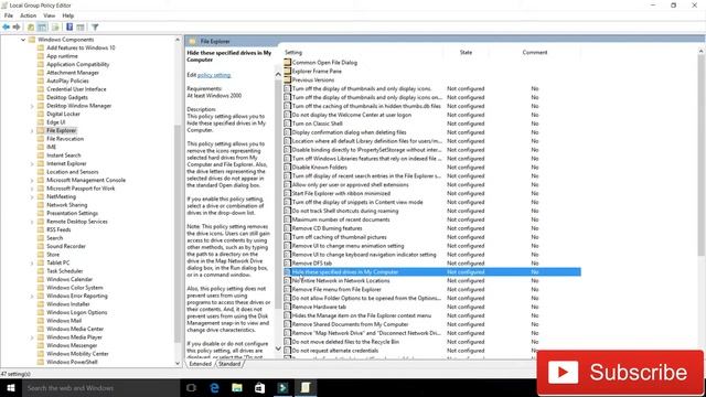 HOW TO HIDDEN A DRIVE IN WINDOWS -10 ,7 смотреть онлайн