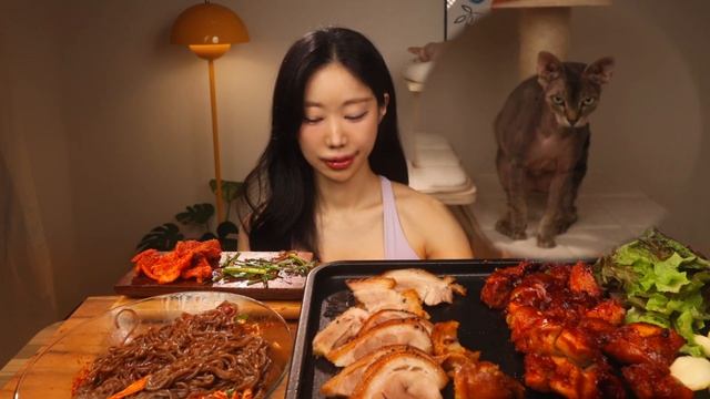 쫄깃!쫀온득! 🍗🔥 입에서 살살녹는 🤤 족발먹방 (feat. 막국수) (MUKBANG EATING SHOW) смотреть онлайн
