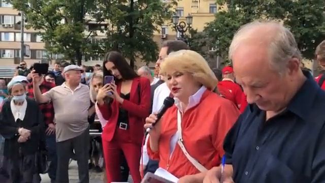 Призыв Нины Останиной! ( Всероссийский Женский Союз, кандидат в депутаты Госдумы от КПРФ 14.08.21) смотреть онлайн