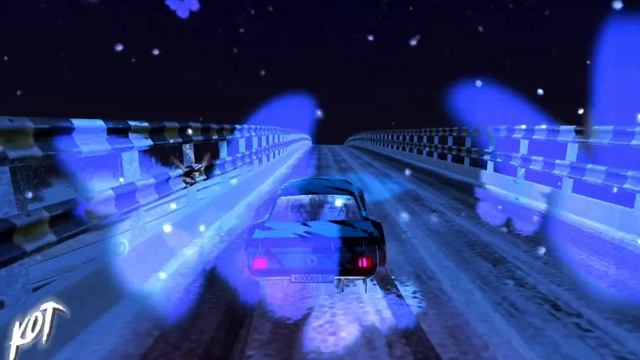 Ночной Дрифт на //Ford Mustang Hoonigan// на Black Russia Сервер: Purple 💜