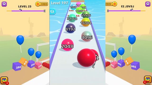 Happy Cubes 2048 (Forward & Reverse) vs Ball Run Infinity Reverse #cutiepie22yt смотреть онлайн