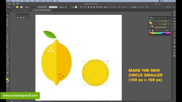 Lemon Illustration - Adobe Illustrator Tutorial смотреть онлайн