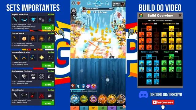 Tap Titans 2 - Guia rápido: Build Ataque Celestial (HS) смотреть онлайн