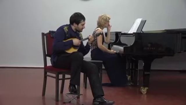 Артём Давтян   "Армянская рапсодия" для домры и фортепиано. Исп. Артём Давтян и Татьяна Кугаевская