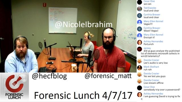 Forensic Lunch 4/7/17 смотреть онлайн