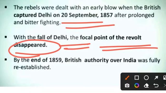 Revolt 1857 Out Come & Govt Of India Act 1858 Details