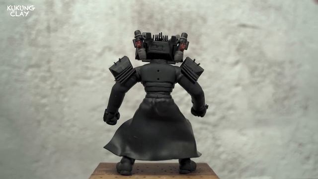 How to make Titan Tv Man 3 ( New Upgraded) with Polymer Clay. [ Skibidi Toilet ] смотреть онлайн