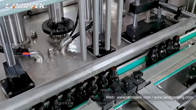 Automatic 4 Heads Piston Paste Bottles Filling Machine смотреть онлайн