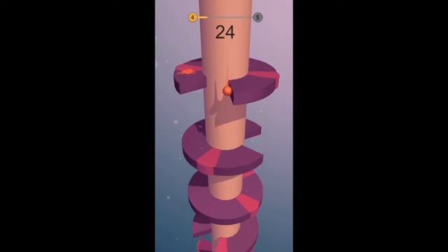 JUST LETSPLAY of the mobile game Helix Jump смотреть онлайн