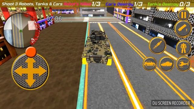 US Army Robot Transform Tank War смотреть онлайн